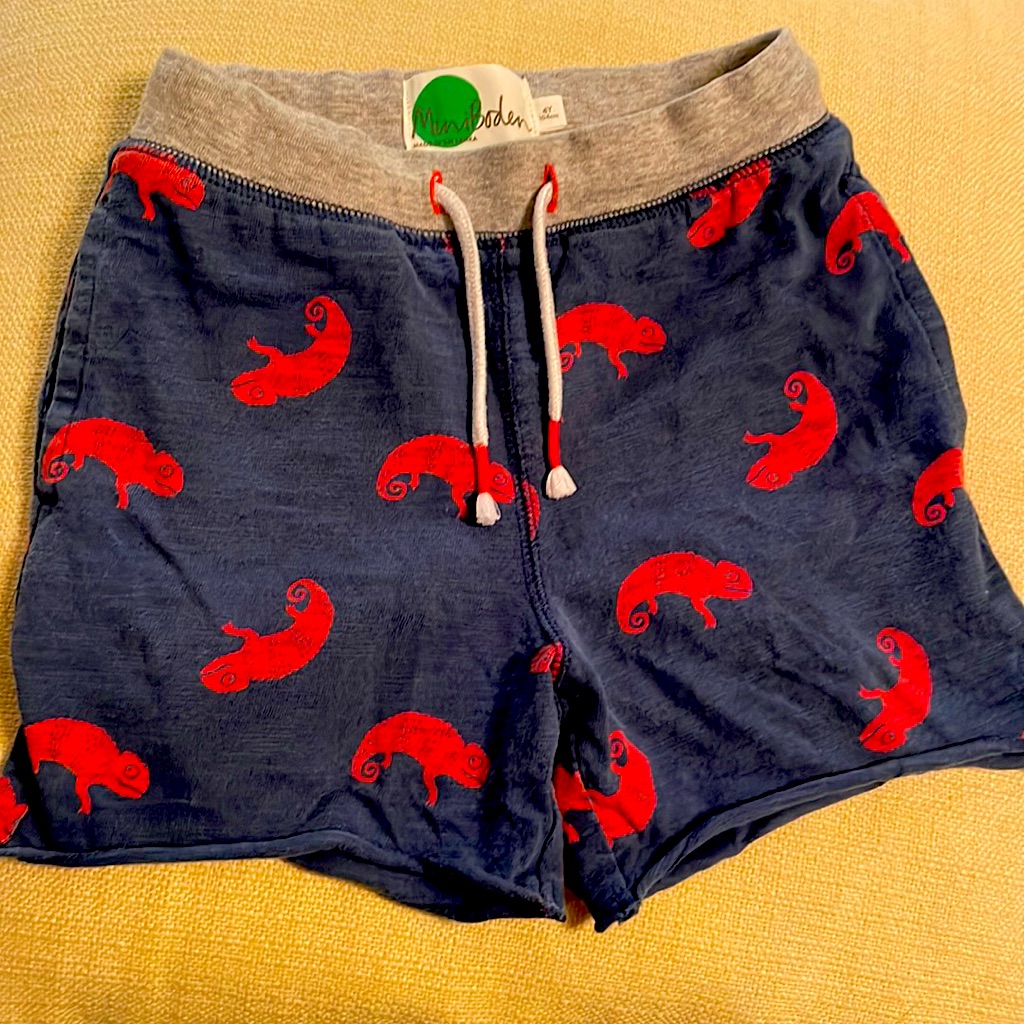 Mini Boden Cotton Drawstring Shorts Size 4y